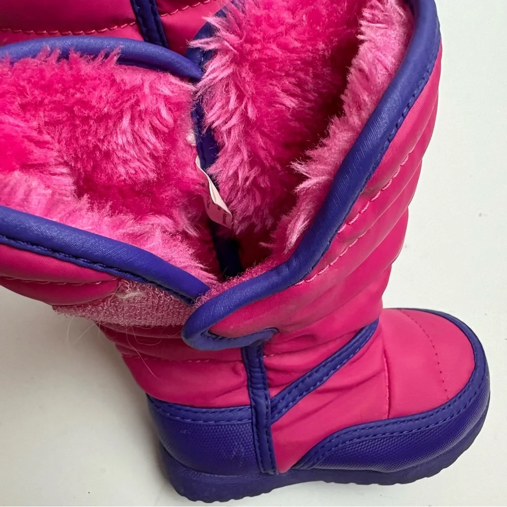 Rugged Outback Snow Boots Pink Purple Girls size 5